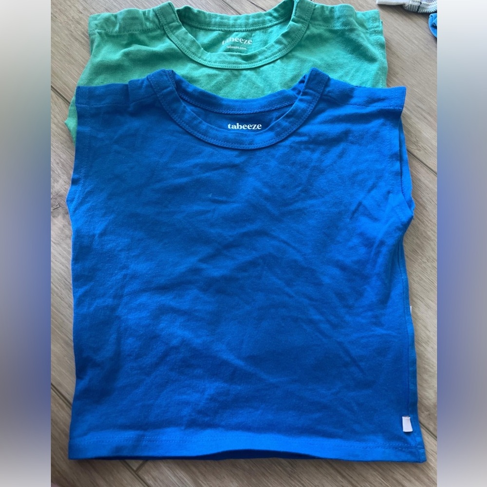 Tabeeze short sleeve tshirt size 18-24 months $20 for both